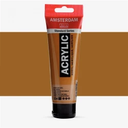 Amsterdam Acrylics 120ml Raw Sienna Paint Tube - High Lightfastness