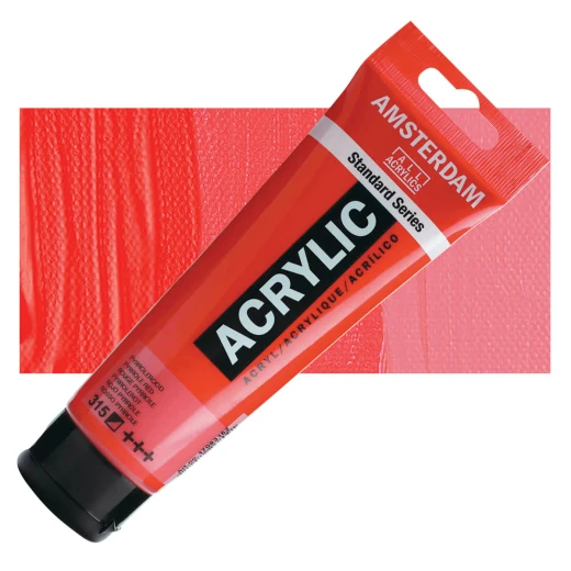 Amsterdam Pyrrole Red Acrylic Paint 120ml Tube - Standard Series Amsterdam Pyrrole Red Acrylic Paint 120ml Tube - Standard Series