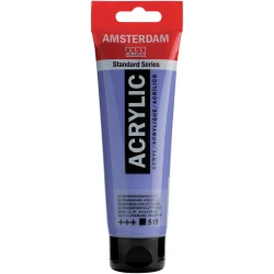 Amsterdam Acrylic Paint 120ml Ultramarine Violet Light - High Quality