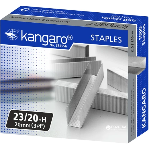 Kangaro Staples 23/20-H 20mm (3/4") - School & Office Supplies Kangaro Staples 23/20-H 20mm (3/4") - School & Office Supplies