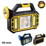 DAKA Solar Powered HS-8036 Emergency Flashlight - Reliable &amp; Portable