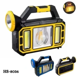 DAKA Solar Powered HS-8036 Emergency Flashlight - Reliable &amp; Portable