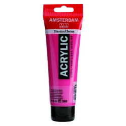 Amsterdam Mendels Quinacridone Rose Acrylic Paint - High Lightfastness &amp; Thick