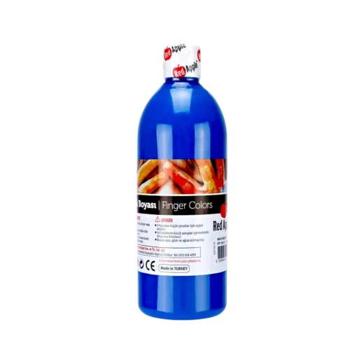 Red Apple Blue Finger Paint 500ml - Non-Toxic & Washable Red Apple Blue Finger Paint 500ml - Non-Toxic & Washable