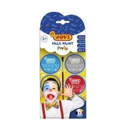 JOVI Face Paint Party Kit - 6 Colors, Easy Wash, 8ml Tubes