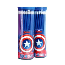 Marvel 2B Blue Pencils - Box of 50 | High-Quality School &amp; Office Supplies