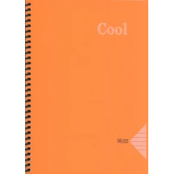 A5 Colorful Spiral-Ruled Notebook, 96 Sheets - Durable PP Cover
