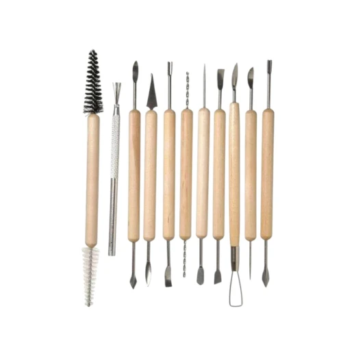 Ceramic Modeling Set 11 Pieces for Wood & Ceramic Crafts