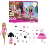 Mattel Barbie Fab Advent Calendar 2025: Collectible Dolls &amp; Accessories for Holiday Fun - Barbie