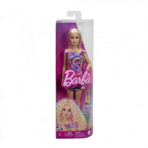 Mattel Barbie Fashionistas Doll with Colorful Dress for Girls Ages 3+ Imaginative Play &amp; Fashion Fun Gift - Barbie - Image 7