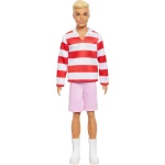 Mattel Barbie Fashionistas Ken Doll #241 with Red Striped Top and Pink Shorts - Barbie