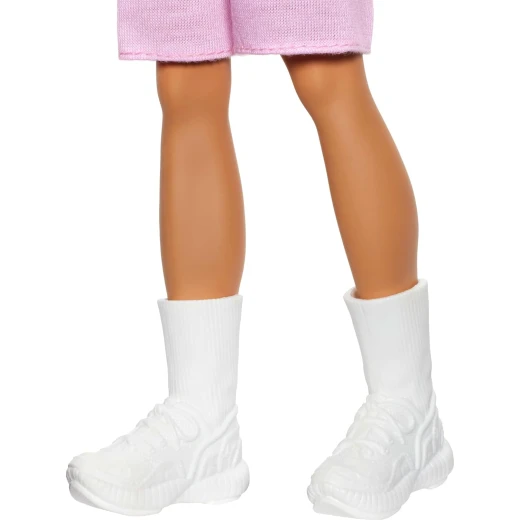 Mattel Barbie Fashionistas Ken Doll #241 with Red Striped Top and Pink Shorts - Barbie - Image 4