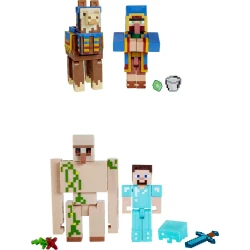 Mattel Minecraft 8cm Figure 2-Pack Assorted Characters
