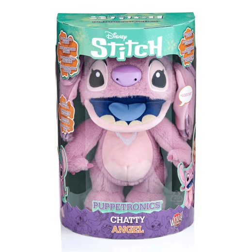Disney Real FX Chatty Angel Puppetronic – Interactive Plush with 100+ Sounds, Animatronic Movements & Touch Sensors Disney Real FX Chatty Angel Puppetronic – Interactive Plush with 100+ Sounds, Animatronic Movements & Touch Sensors