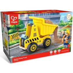 Hape Hauler Dump Truck – Durable Wooden Construction Vehicle for Imaginative and Active Play