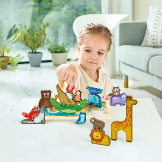 Hape Animal Kingdom Puzzle – Wooden Educational Puzzle for Exploring Wildlife - Hape - Image 12