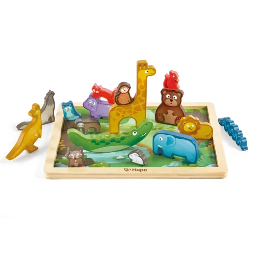 Hape Animal Kingdom Puzzle – Wooden Educational Puzzle for Exploring Wildlife - Hape - Image 3