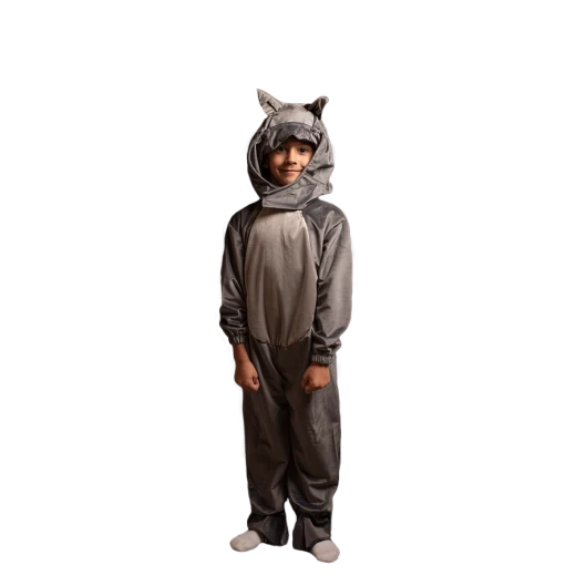 Gray Wolf Costume for Kids – Available in Multiple Sizes