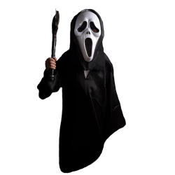 Scream-Inspired Costume for Kids – Full-Face Horror Design
