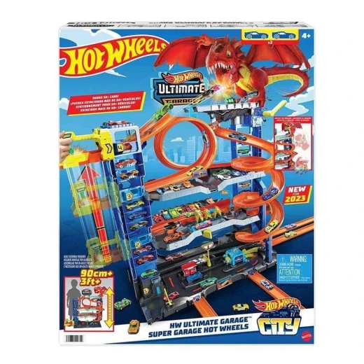 Mattel Hot Wheels Ultimate Garage Playset with 2 Cars for Kids Racing & Storage Fun Mattel Hot Wheels Ultimate Garage Playset with 2 Cars for Kids Racing & Storage Fun