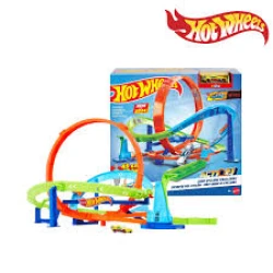 Hot Wheels® Action Loop Cyclone Challenge® Track Set – Model No. HTK16