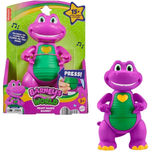 Fisher‑Price® Barney’s World Heart Hands Barney Figure – Model No. JFF05 Fisher‑Price® Barney’s World Heart Hands Barney Figure – Model No. JFF05