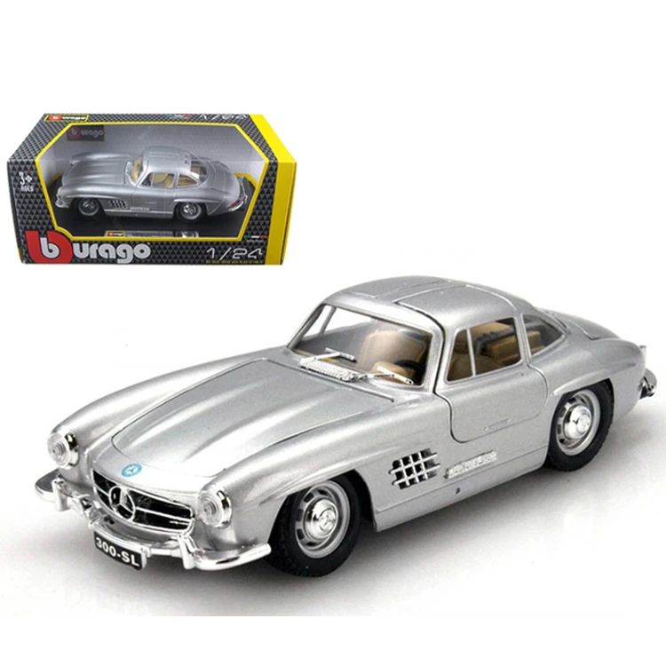 Bburago Mercedes-Benz 300 SL (1954) – 1:24 Scale – Silver – Model No. 18‑22023 SL