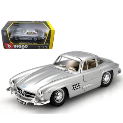 بيبوراغو مرسيدس‑بنز 300 SL (1954) – بمقياس ‎1:24 – فضي – رقم الموديل 18‑22023 SL