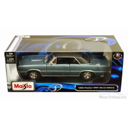 Maisto 31885 BU 1:18 Special Edition (A) 1965 Pontiac GTO Hurst Edition – Blue Die‑Cast Model Car