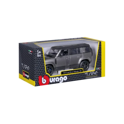 Bburago Land Rover Defender (2022) – 1:25 Collection (A) – Silver – Model No. 18‑21101 SL Bburago Land Rover Defender (2022) – 1:25 Collection (A) – Silver – Model No. 18‑21101 SL