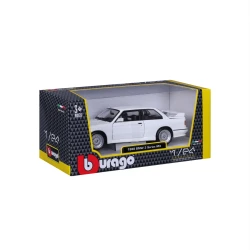 Bburago BMW M3 (E30) 1988 – 1:24 Collection (A) – White – Model No. 18‑21100 WT