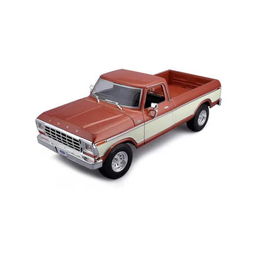 Maisto – 1979 Ford F‑150 Pick‑up, Brown/Cream, 1:18 Scale, Special Edition, 1 Piece Maisto – 1979 Ford F‑150 Pick‑up, Brown/Cream, 1:18 Scale, Special Edition, 1 Piece