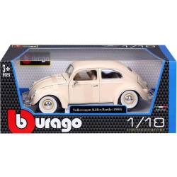 Bburago Volkswagen Käfer Beetle (1955) – 1:18 Collection B – Cream – Model No. 18‑12029 CM