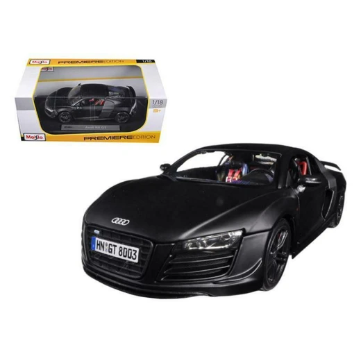 Maisto Audi R8 GT – Dull Black, 1:18 Scale, Special Edition, 1 Piece Maisto Audi R8 GT – Dull Black, 1:18 Scale, Special Edition, 1 Piece