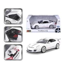 Bburago Porsche 911 GT3 RS 4.0 (2011) – 1:18 Collection A – White – Model No. 18‑11036 WT