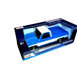 ماستو 1974 شيفروليه C10 شايان سوبر – أسود/أبيض، بمقياس 1:18، إصدار خاص، قطعة واحدة
