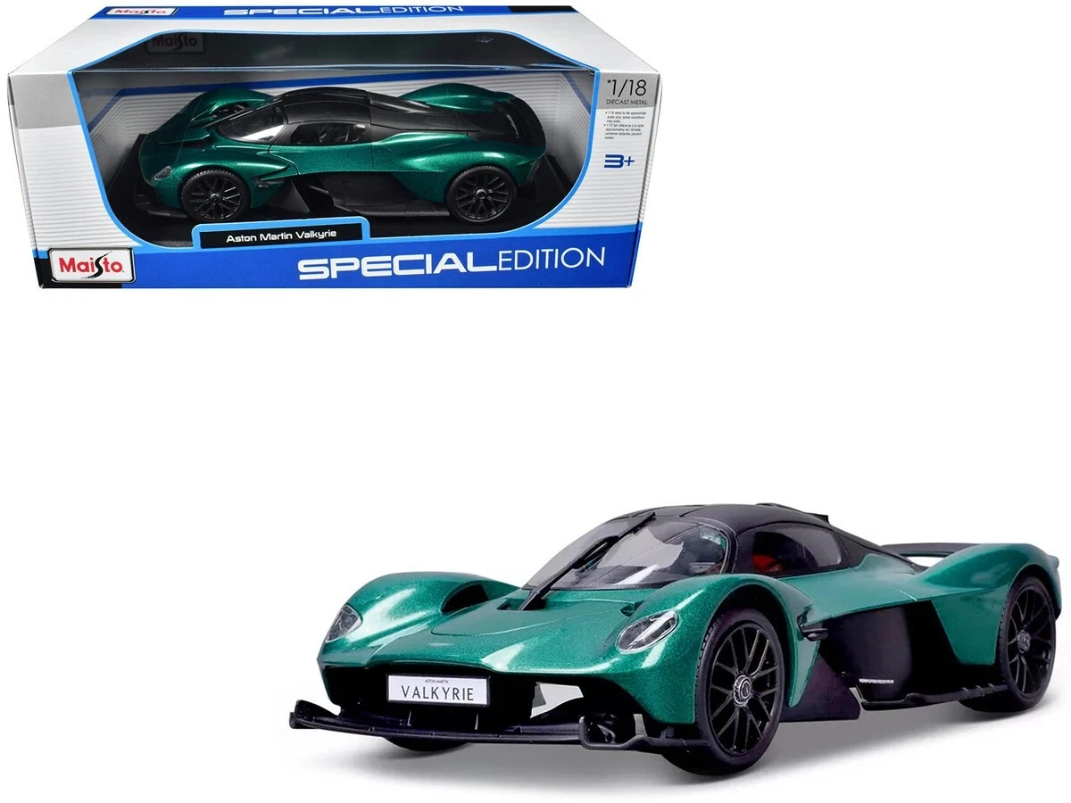 Maisto 2021 Aston Martin Valkyrie – Green, 1:18 Scale, Special Edition, 1 Piece