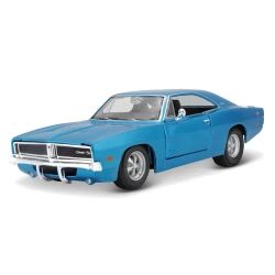 Maisto 1969 Dodge Charger R/T – Metallic Blue, 1:25 Scale, Special Edition, 1 Piece