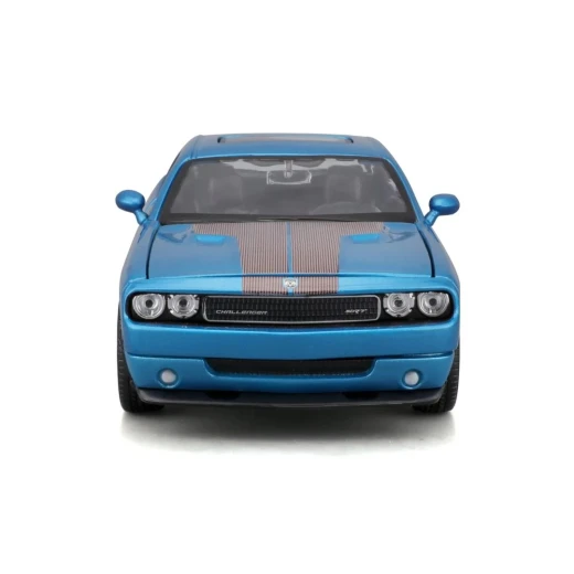 ماستو 2008 دودج تشالنجر SRT8 سيارة – أزرق معدني، بمقياس 1:24، إصدار خاص، قطعة واحدة - مايستو - Image 5