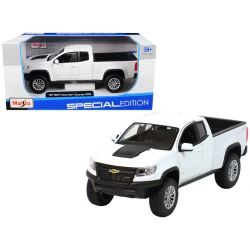 Maisto 2017 Chevrolet Colorado ZR2 Truck – White, 1:27 Scale, Special Edition (B), 1 Piece