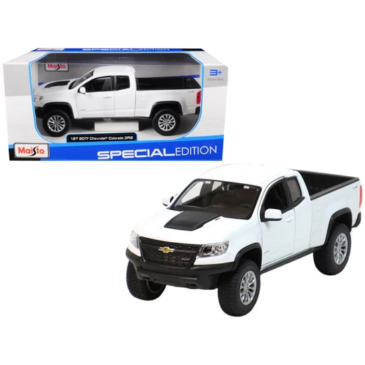 Maisto 2017 Chevrolet Colorado ZR2 Truck – White, 1:27 Scale, Special Edition (B), 1 Piece Maisto 2017 Chevrolet Colorado ZR2 Truck – White, 1:27 Scale, Special Edition (B), 1 Piece