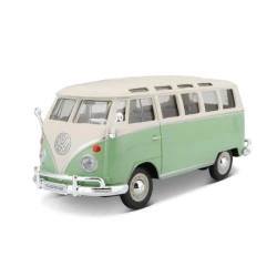 Maisto Volkswagen Van “Samba” – Green/Cream, 1:25 Scale, Special Edition (B), 1 Piece