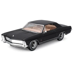 Maisto 1965 Buick Riviera Gran Sport Car – Black, 1:26 Scale, Special Edition (B), 1 Piece