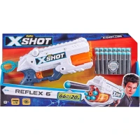 X‑SHOT Excel Reflex 6 Blaster – 16 Darts