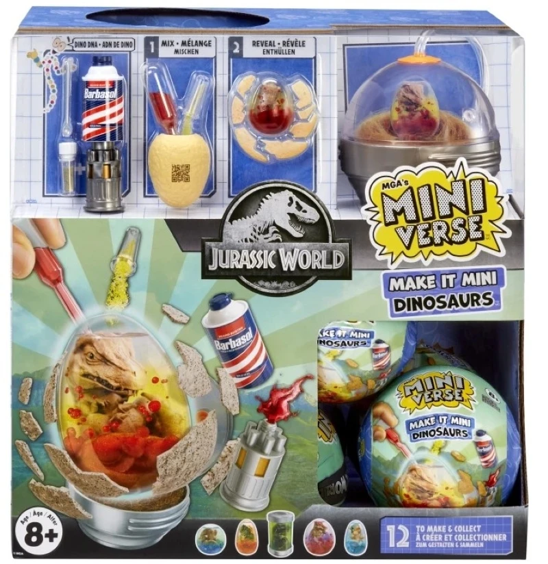 MGA’s Miniverse Make It Mini Dinosaurs – Jurassic World (PDQ, 15 pcs)