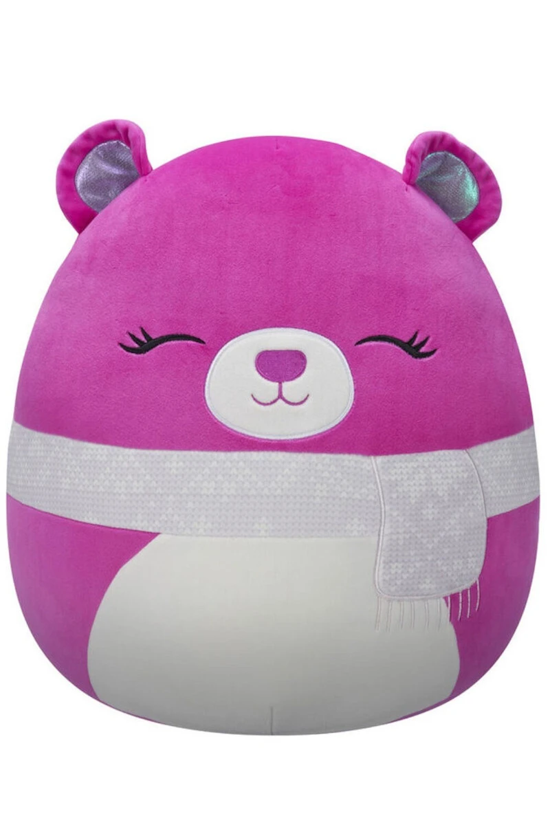 Squishmallows – Crisanta the Purple Bear with Scarf Plush (SQCR06726)