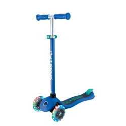 Globber PRIMO LIGHTS Scooter – Navy Blue (3–7+ Years)