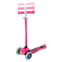 Globber PRIMO LIGHTS Scooter – Fuchsia (3–7+ Years)