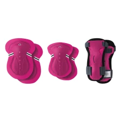 Globber Protective Junior Set – Fuchsia, XS (Range B / 25–50kg)
