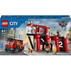 LEGO City Fire Station with Fire Truck Building Set 60414